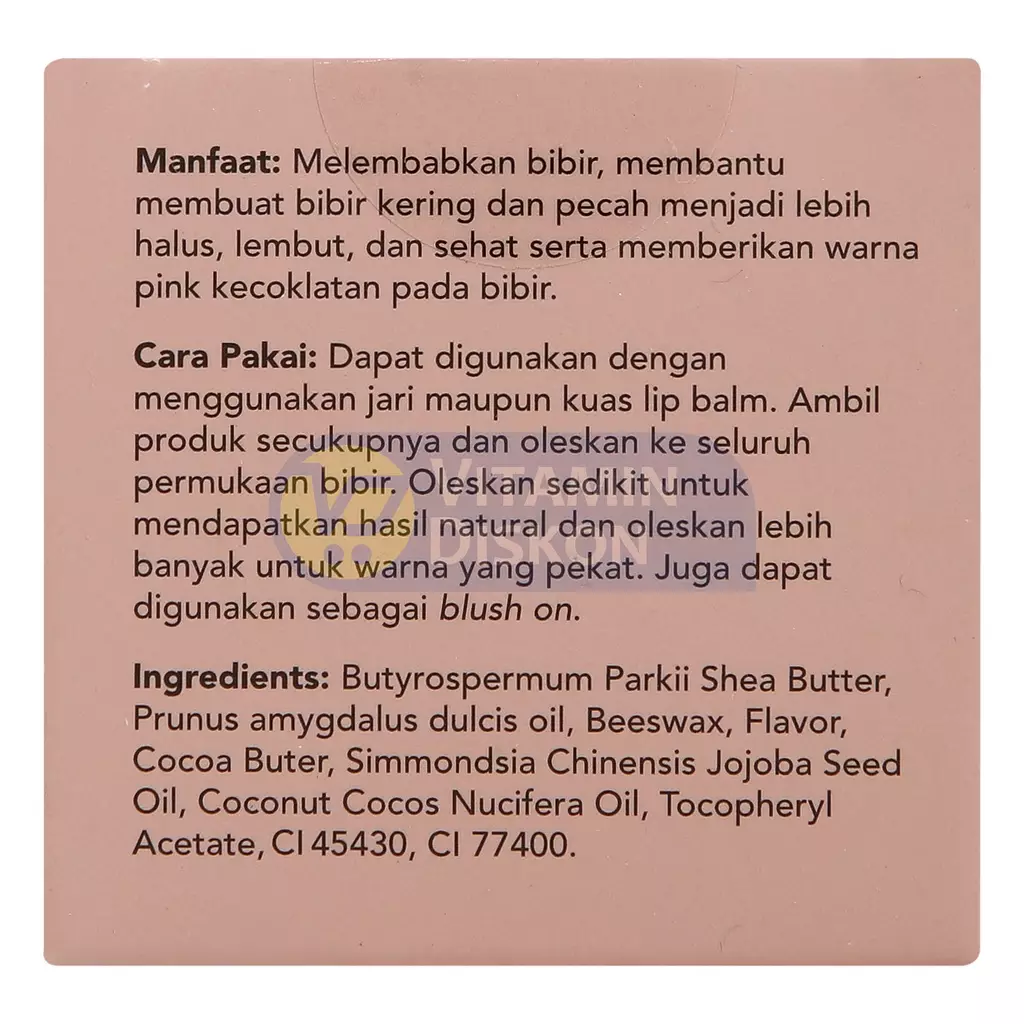 LIPLAPIN TINTED LIP BALM RED ROSE 10GR