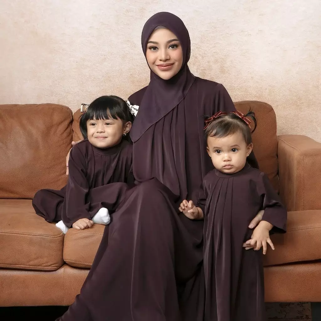 Azura Abaya Dress Violet