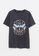 LC WAIKIKI black and grey Crew Neck Printed Short Sleeve Cotton Women's T-Shirt 10F1EAACB3139BGS_5