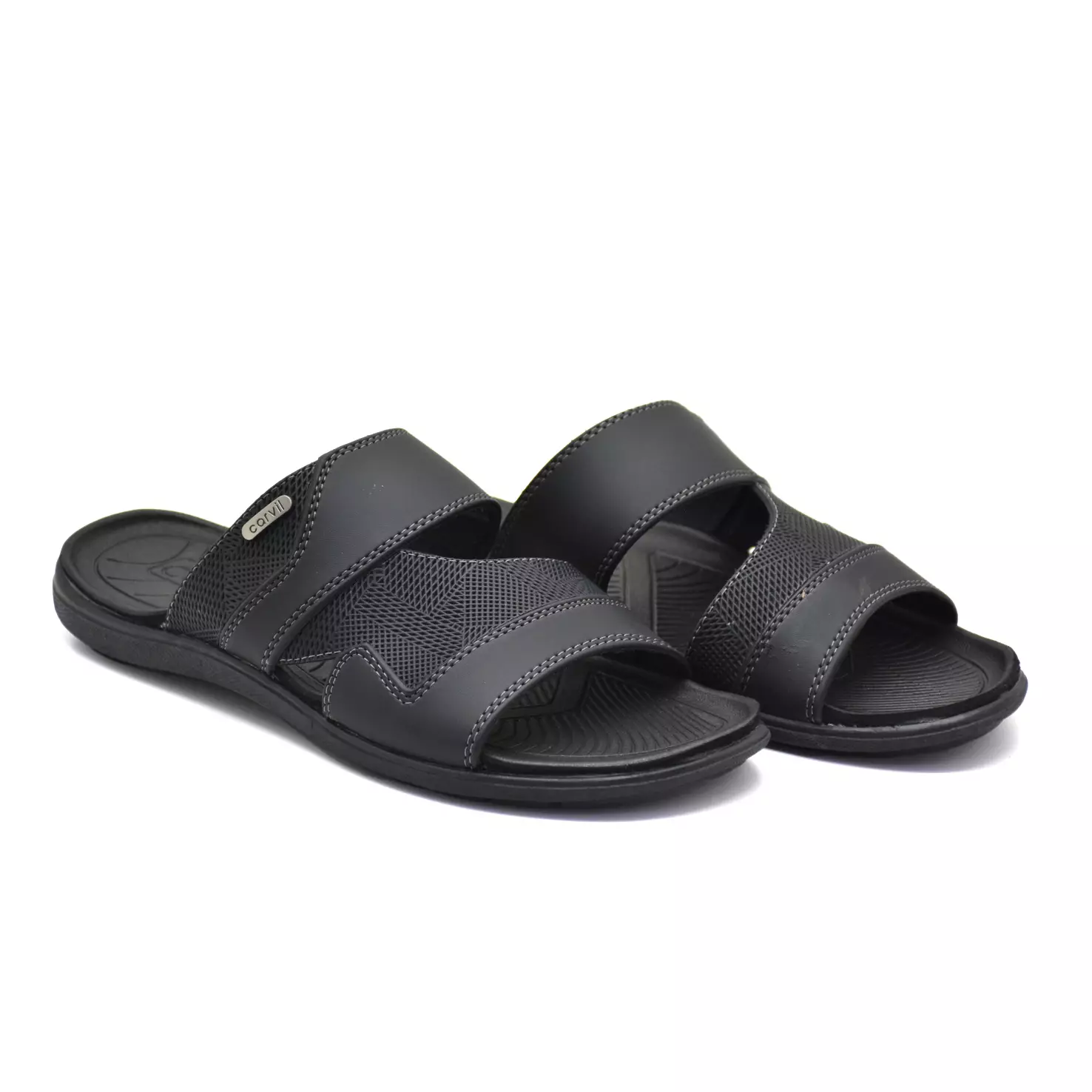 Carvil Sandal Pria Newcastle-03 M Stone