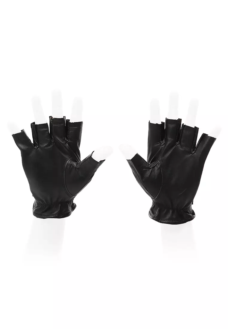Decs Gloves Casual Comfortable Material Leather ORIGINAL - Black