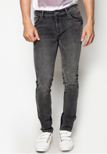 Low-Rise Super Skinny Fit Jeans (Gray)