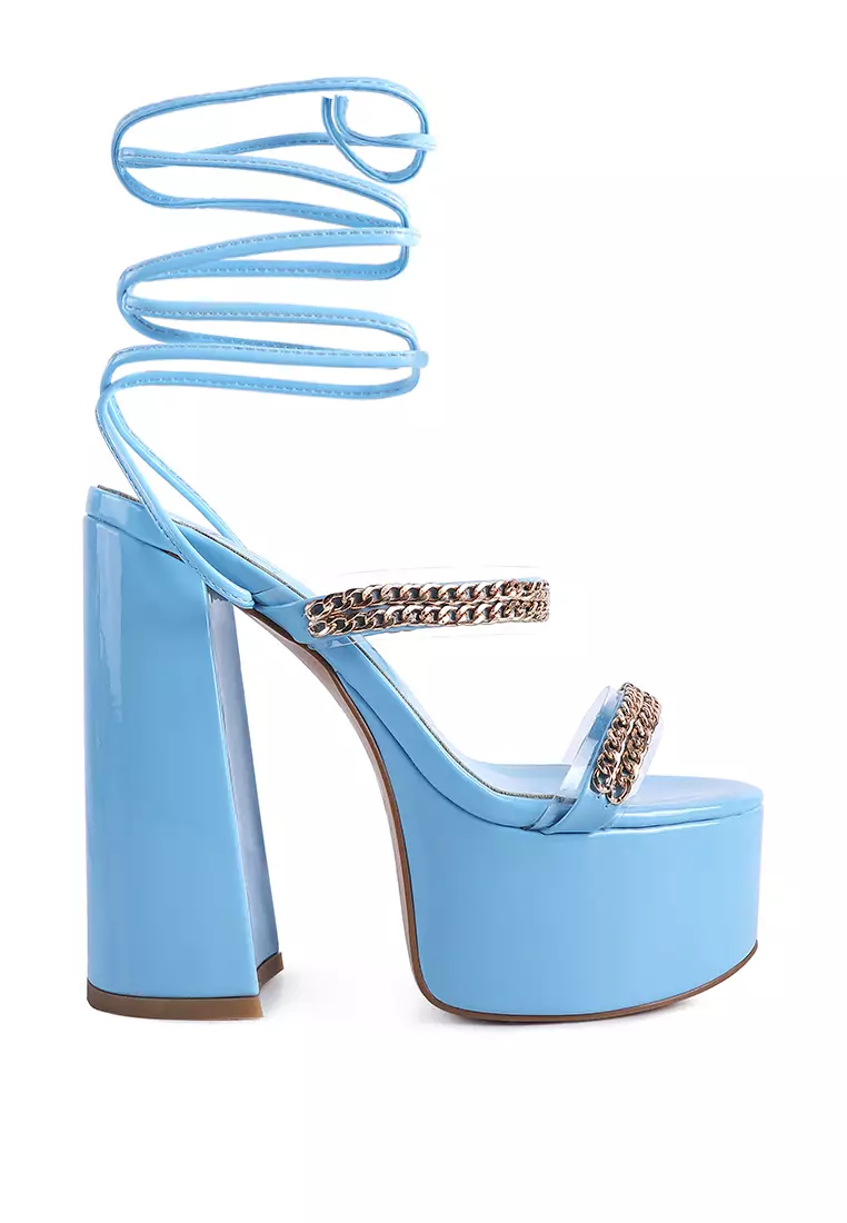 Chunky hot sale heeled heels