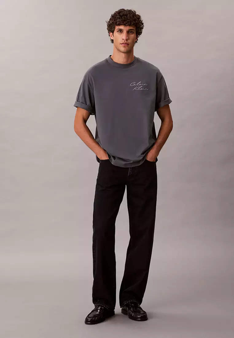 Relaxed Script Logo T-Shirt - Calvin Klein Jeans
