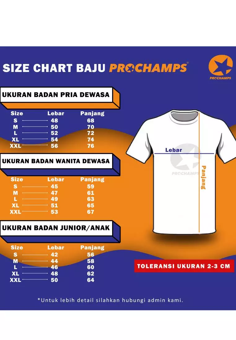 PROCHAMPS PRINTING DEPAN NO. 14 - JUNIOR/BAJU/JERSEY/KAOS ORIGINAL