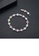 Glamorousky silver Simple Fashion Geometric Round Color Cubic Zirconia Bracelet 6FA90AC3D428E1GS_3