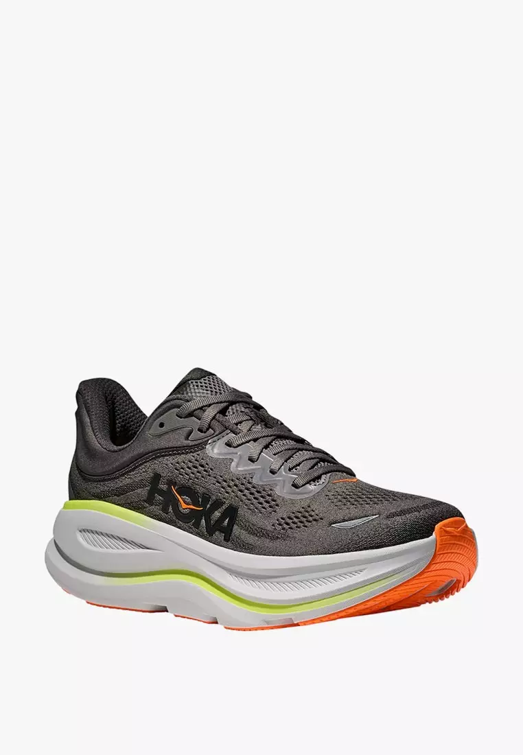 Bondi 9 Men's Running - Asphalt Grey/Gravel