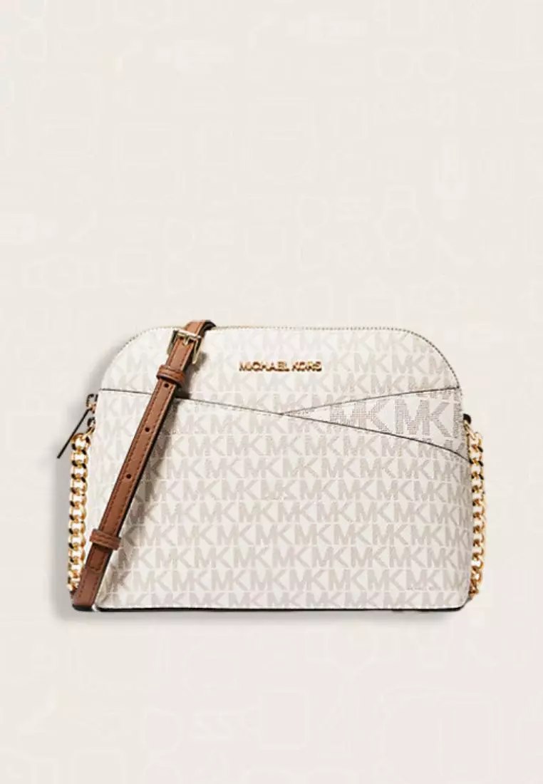 Jual MICHAEL KORS Michael Kors Jet Set Travel Medium Logo Dome