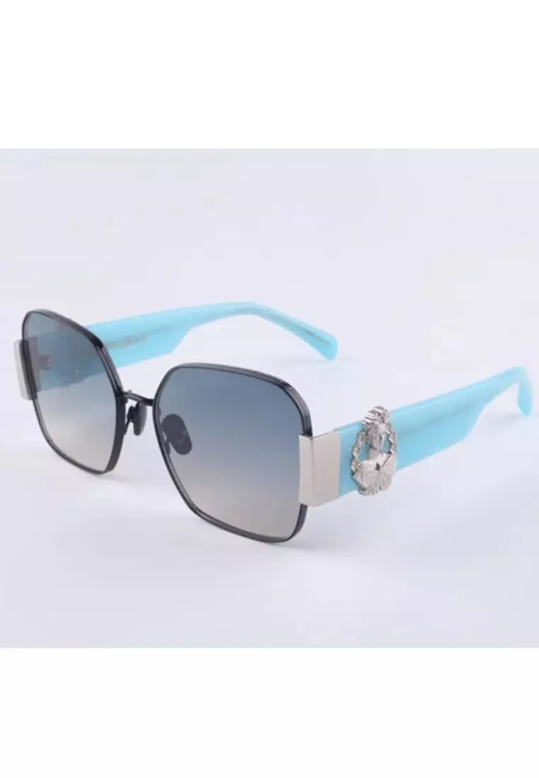 Frida Mask (FK-A2-Blue) Luxury Designer Sunglasses from London for Women