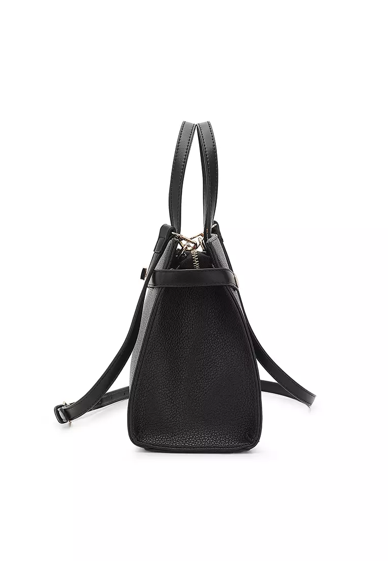 Women's Top Handle Bag / Sling Bag / Crossbody Bag / Shoulder Bag (Tas Tangan Wanita / Tas Selempang Wanita / Tas Bahu Wanita) - Hitam