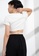 Origin by Zalora white Soft Rib Tie Crop Top made from Tencel 59BF1AA4B3AF8EGS_2