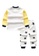 Yangkiddo white Music Star Baby Kids Unisex Pyjamas E080CKAB84E5D3GS_4