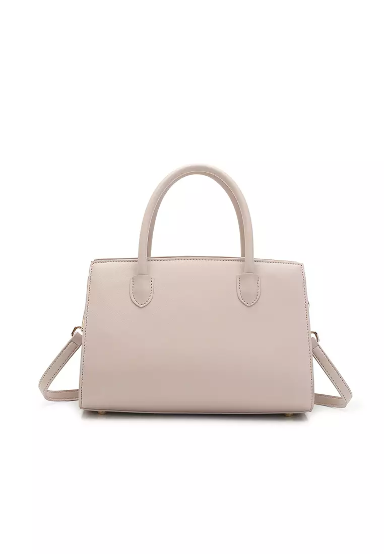 Women's Top Handle Bag / Sling Bag / Crossbody Bag - Apricot