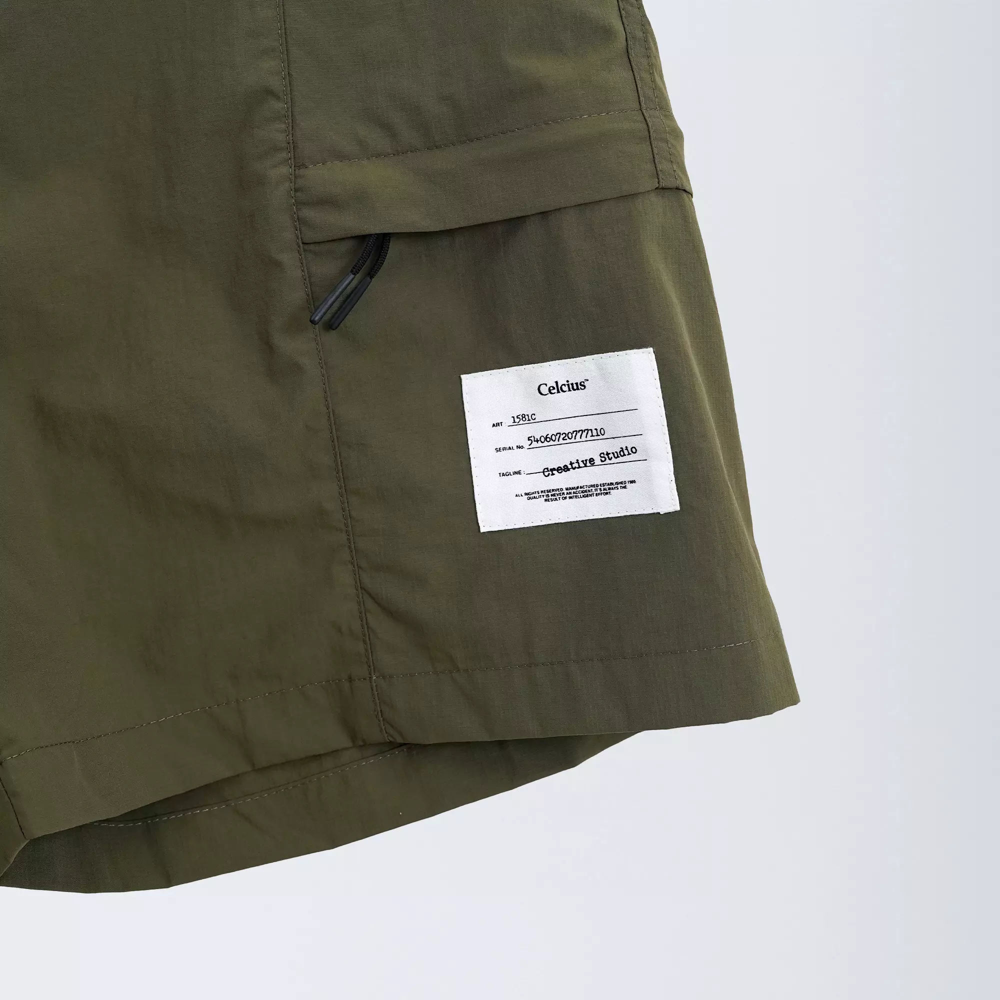 CELCIUS Celana Pendek Cargo LIN001581C Hijau