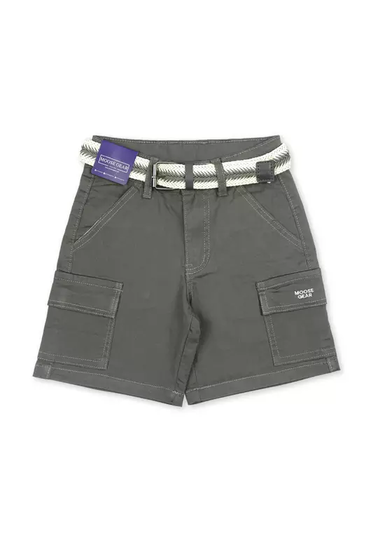 Boys Twill Short with Belt