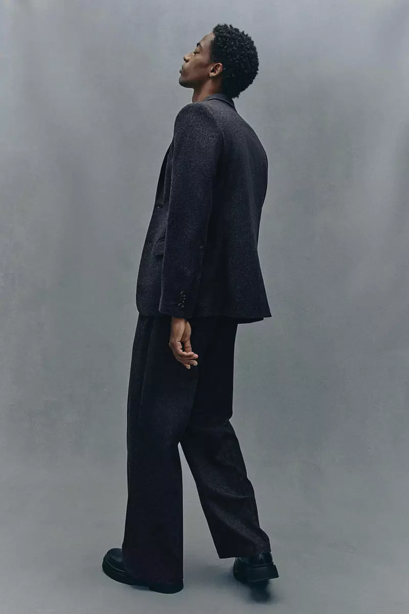 Regular Fit Wool-blend jacket