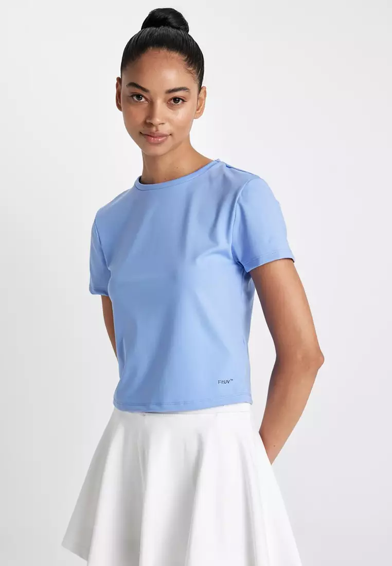 Sporty Short Sleeves Top