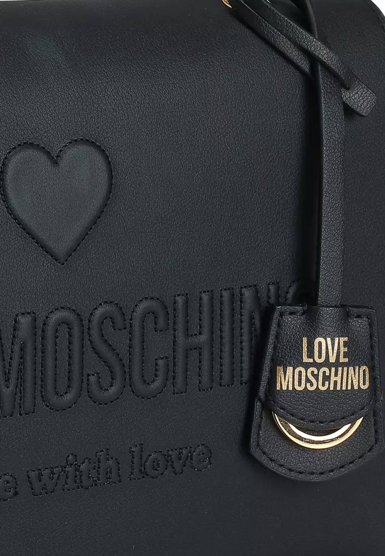 Love Embossed Shoulder Bag (nt)