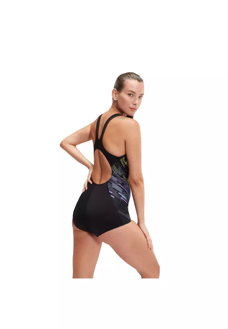 ECO ENDURANCE+ MAX 女士 亞洲版 印花平腳連身泳衣