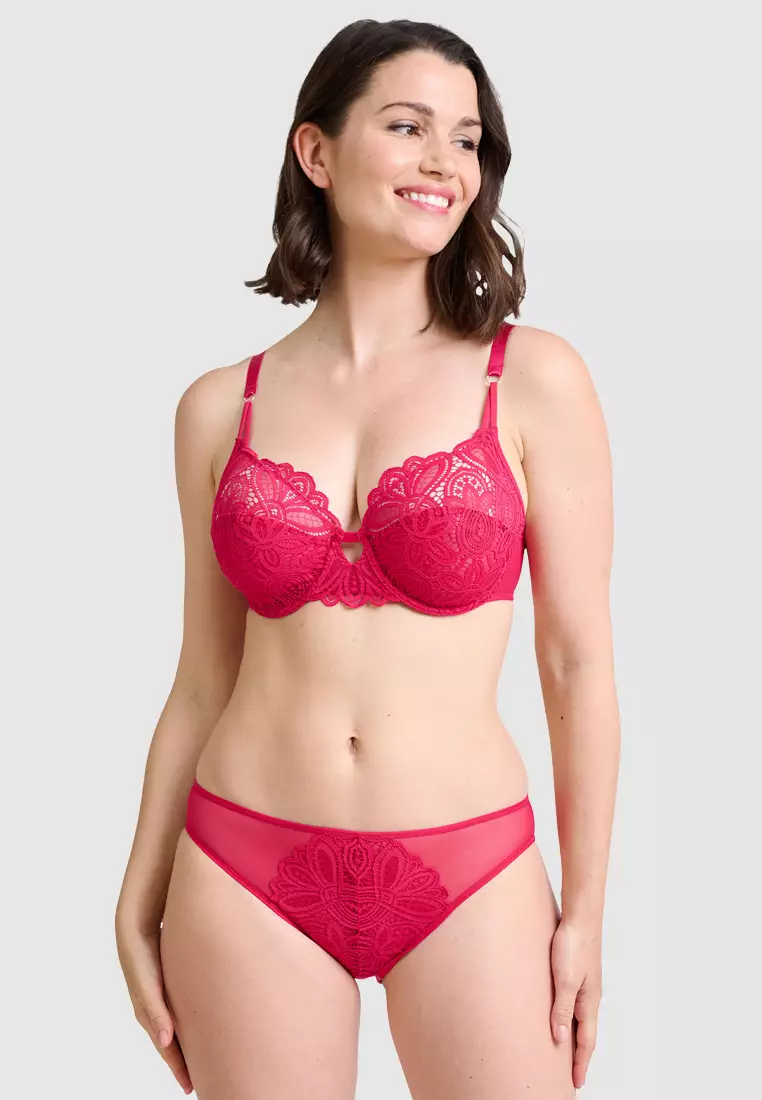 Rayna Strappy Open Cup Bra Set