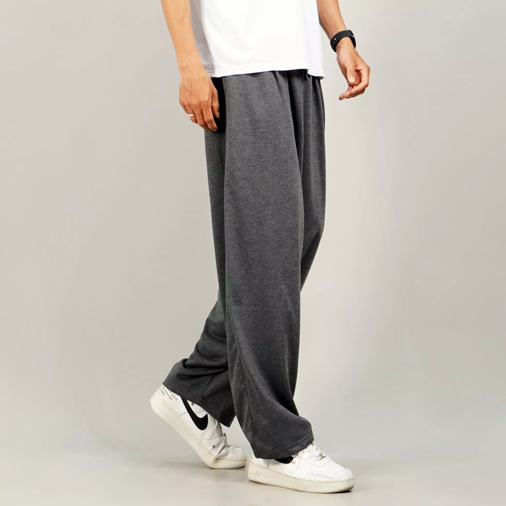 BAGGY PANTS Celana Baggy Pants Pria Baggy Loose Fit Pants Celana Loose Pants - ABU TUA
