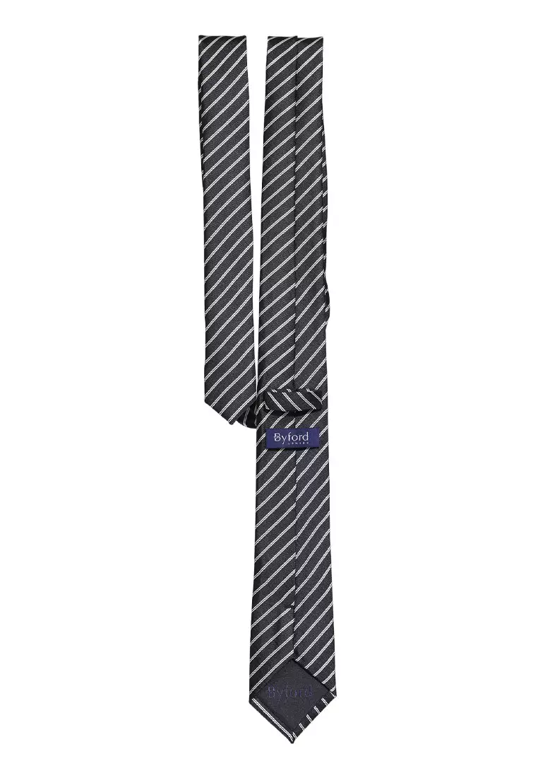 Byford Mens Micro Polyester Neck Tie 6.5 - 3026006B-99Black