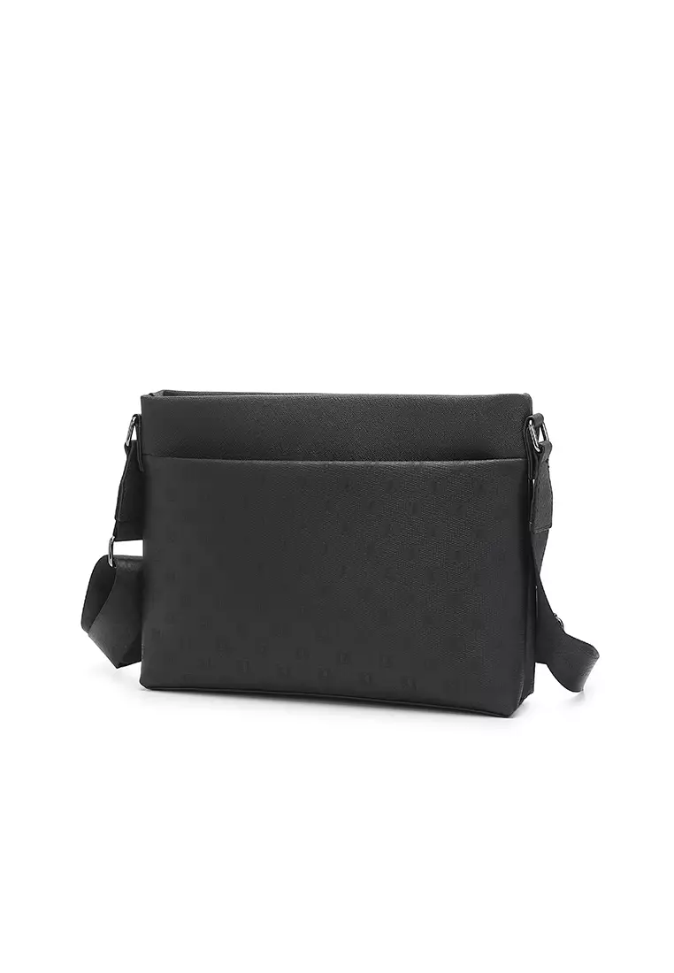 Men's Sling Bag / Crossbody Bag - Black