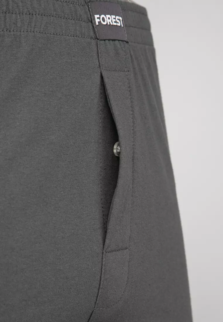 ( 1 Piece ) Forest Underwear 100% Cotton Boxer Short Grey Colours - OUF0001X-Grey