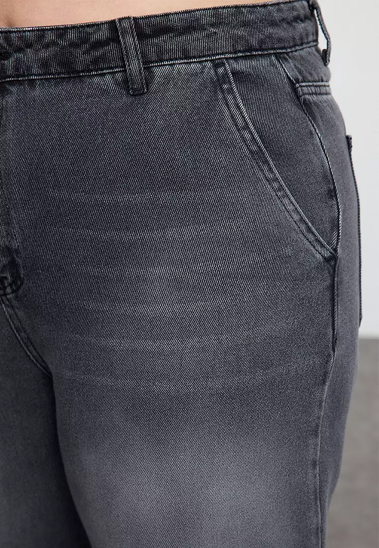 High Waist Wide Leg Plus Size Wide Leg Jeans