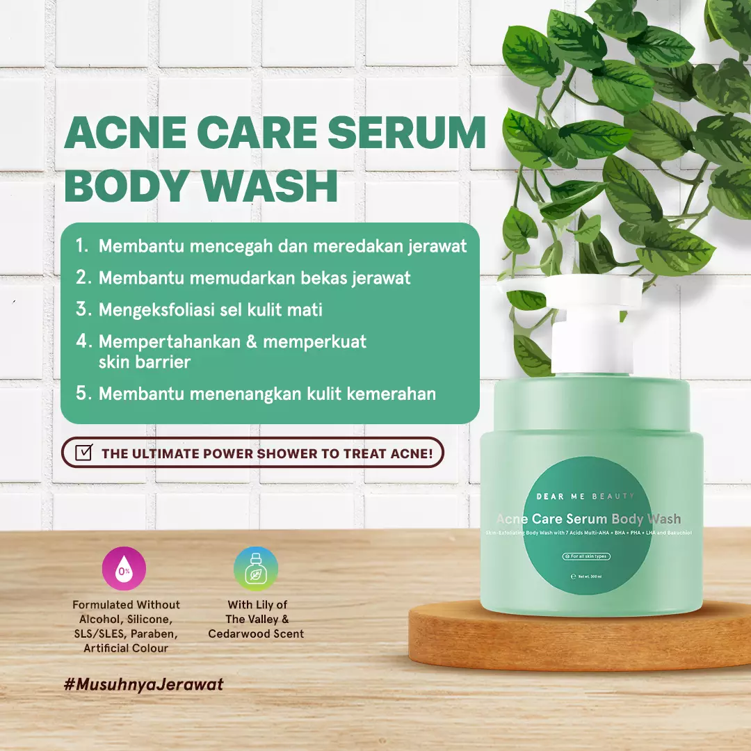 Jual Dear Me Beauty Dear Me Beauty Acne Care Serum Body Wash Original