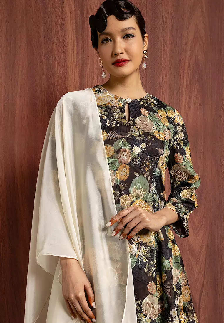 SOPHIA KURUNG PAHANG SET WITH SELENDANG