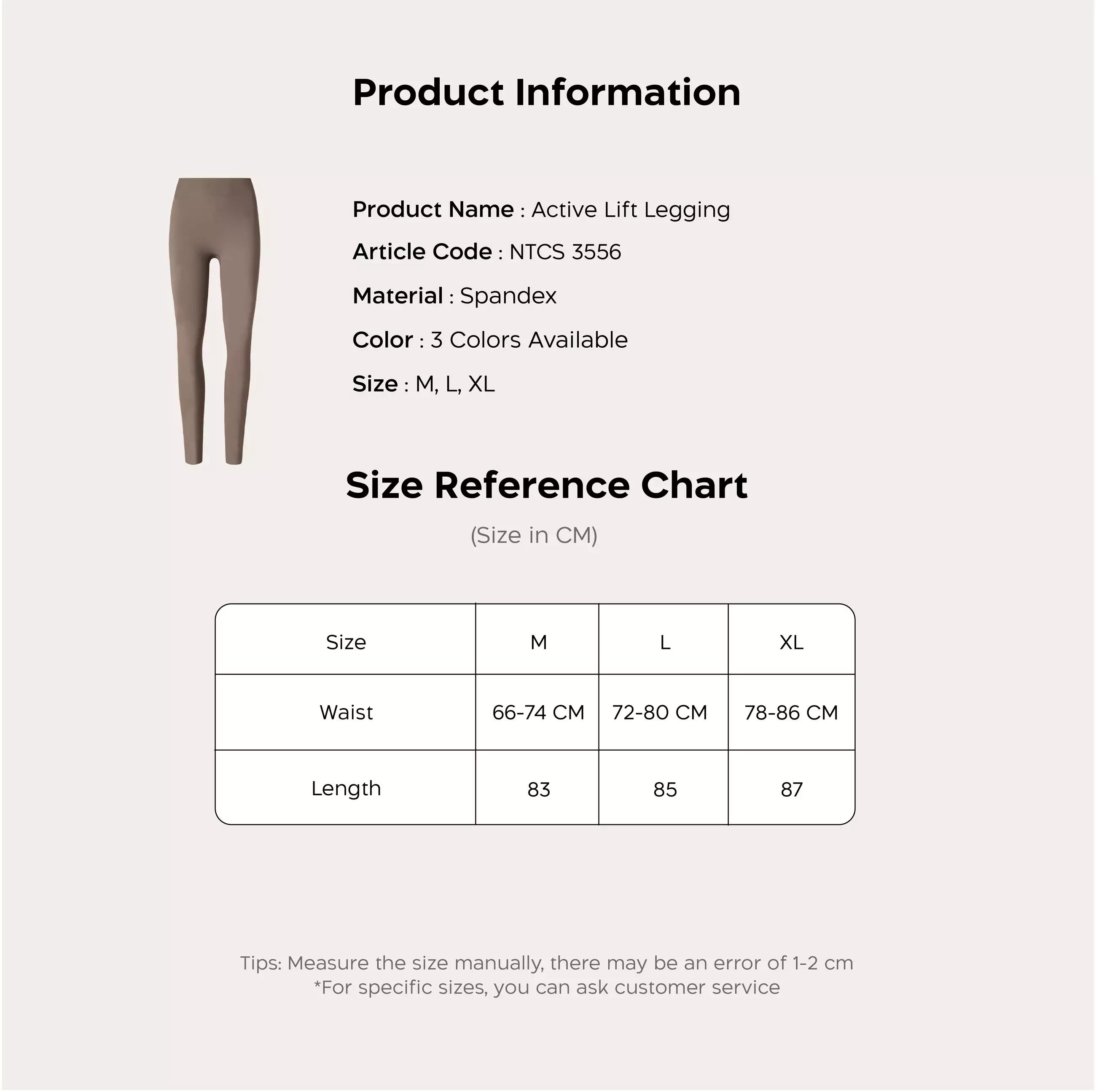 Nahalie Sport Ice Silk Lift Legging NTCS 3556 - Onyx 