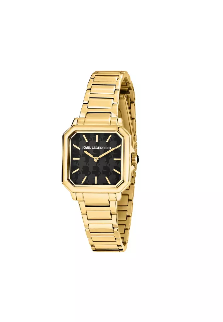 Buy Karl Lagerfeld 【2 Years Warranty】KARL LAGERFELD 33mm Women's Gold ...