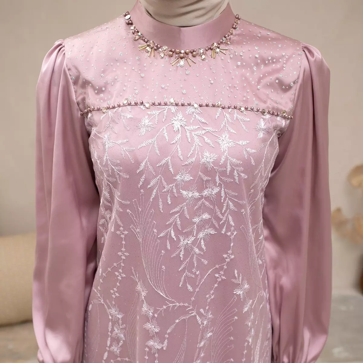 EPC Gamis Ameera - Snow Lilac - Brocade Collection