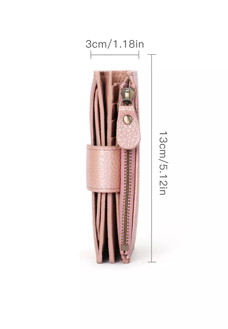 VANSA Pebbled Cow Leathers Short Wallet VBW-Wt5191