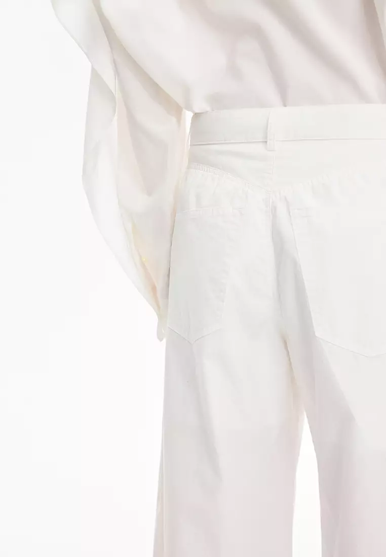 防水(拒水性)全棉香蕉褲卷邊超長褲