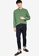 ZALORA BASICS green Basic Oversized Grandad Collar Shirt 629E1AAE06F950GS_4