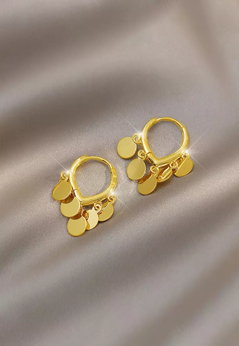 Anting princess Wanita Titanium Korea Antingan Anti Pudar high quality Kotak Indah COD