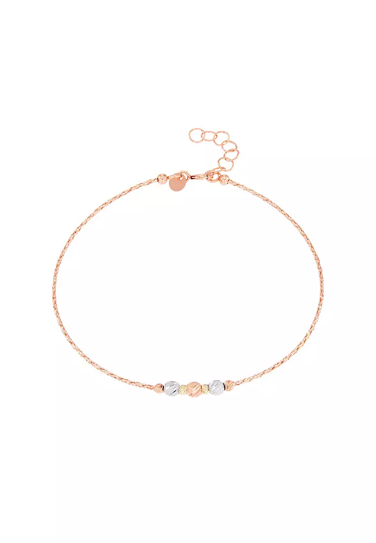 HABIB 585/14K Rose, White and Yellow Gold Bracelet 714-BR IF 06-L