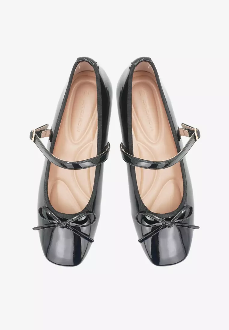 Dr. Cardin Women Luxe Mary Jane Flats L-RAU-9009