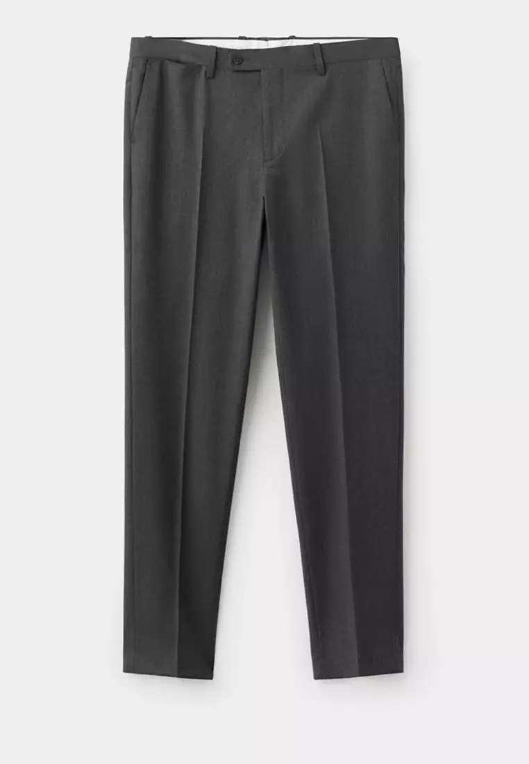 Turin 100% Wool Suit Trousers
