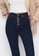 Trendyol blue Front Button High Waist Crop Flare Jeans F9705AAC01A5F1GS_3