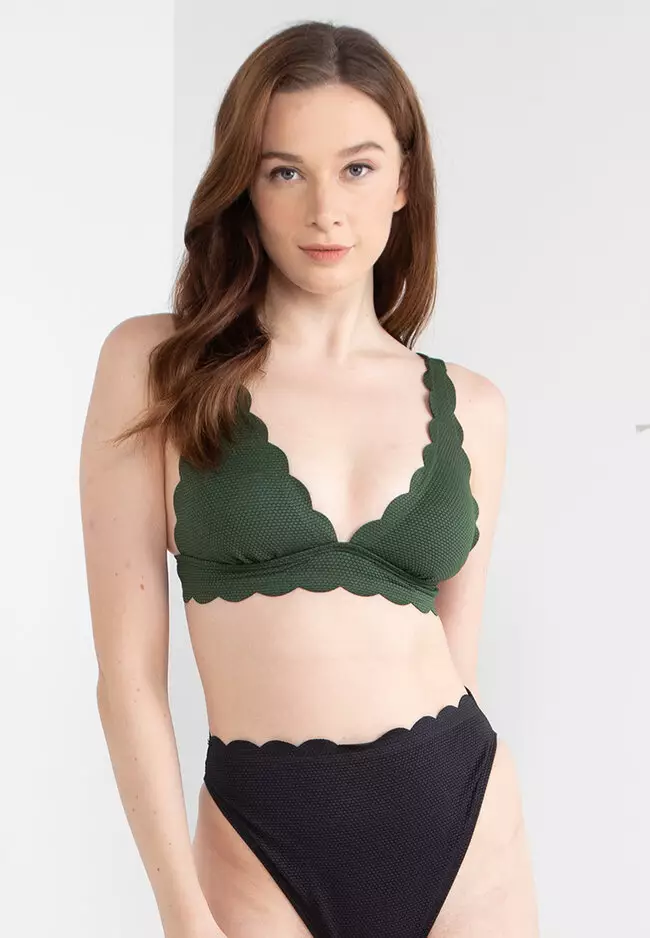 Buy Hunkemoller Scallop Triangle Bikini Top Online