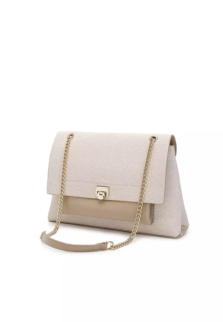 Women's Sling Bag / Crossbody Bag / Shoulder Bag (Tas Selempang Wanita / Tas Bahu Wanita) - Putih