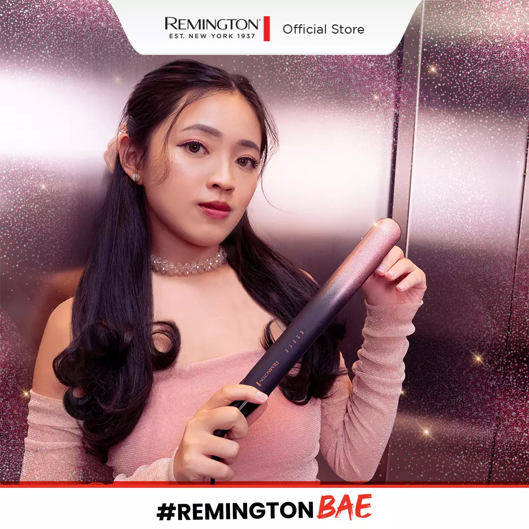 Remington Catokan Pelurus Rambut Rose Shimmer S5305-ID