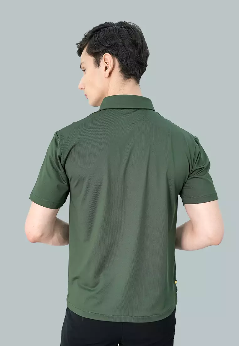 Johnwin Polo Drifit Polo Shirt Kaos Polo Hijau FWS.638.C007.005.C