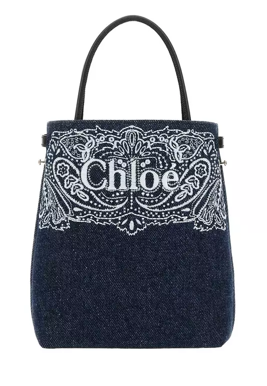 Denim MicSense In Blue Crossbody Bag in Blue