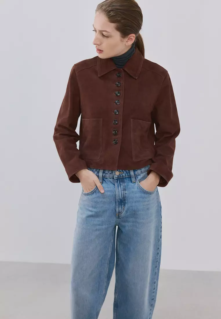 High-Waisted Barrel Jeans