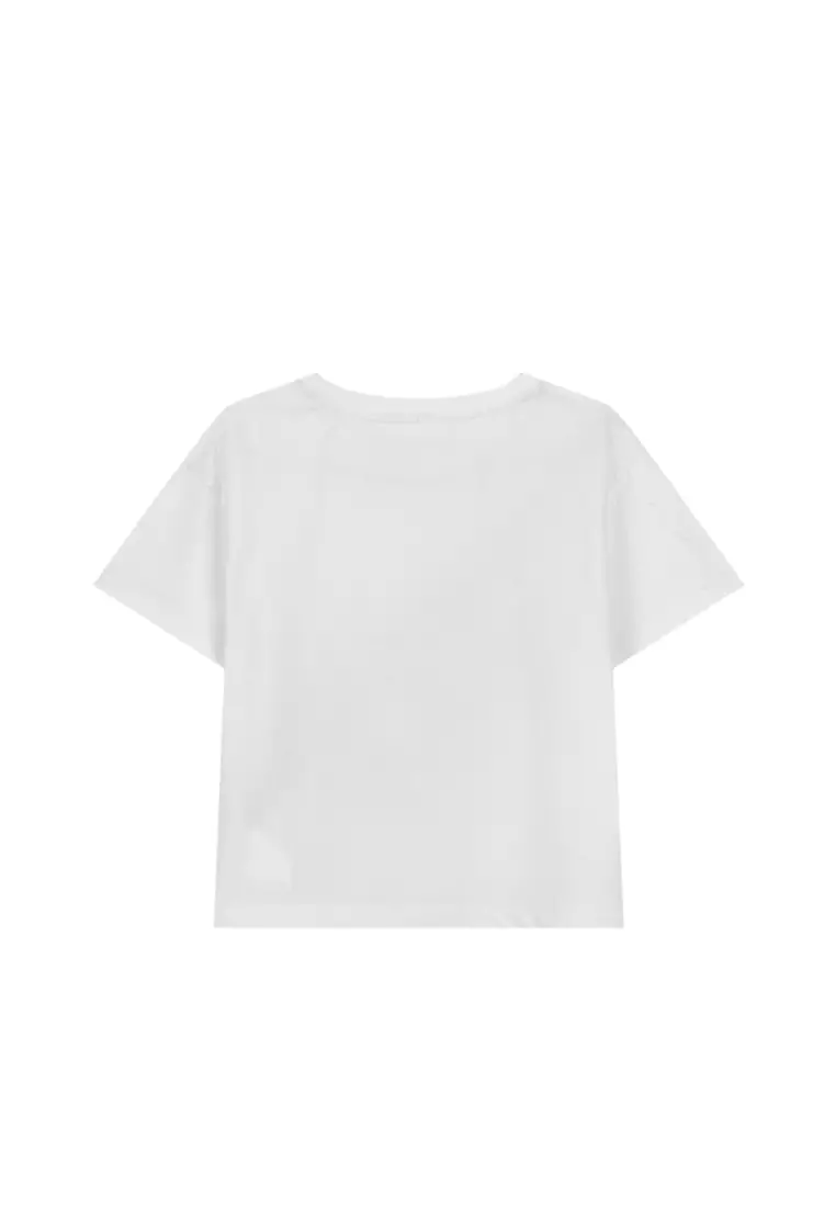 T-Shirt With Front Sling Bag Design