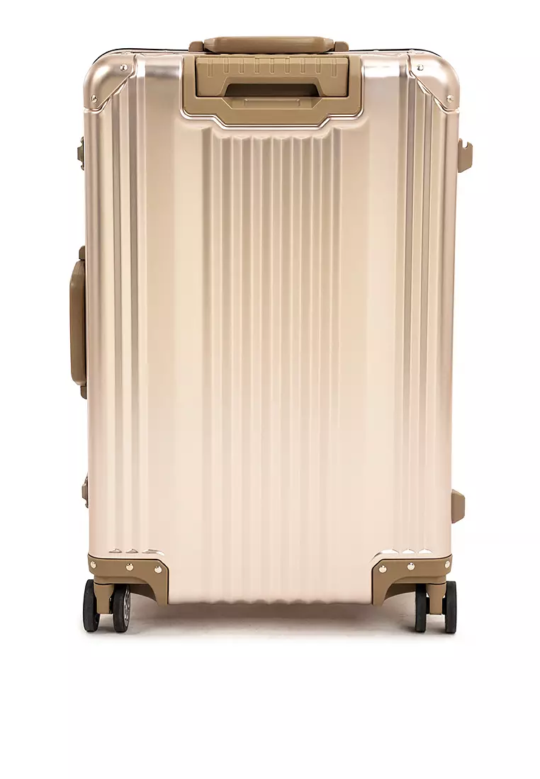 Aluminum Series 1510-63 Champagne Gold (Frame Type) - Medium - TSA Luggage